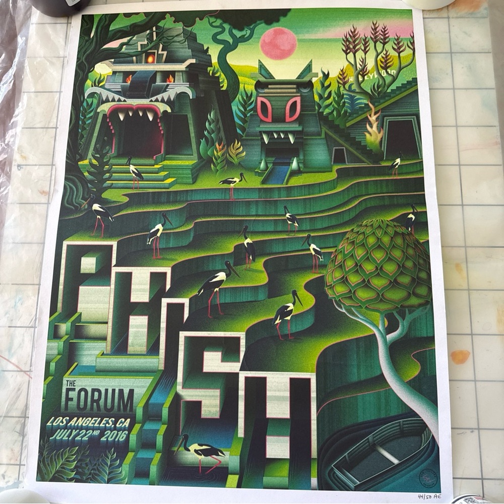 Phish Concert Poster 2016 Los Angeles limited edition print